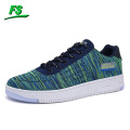 Vente chaude loisirs style hommes fly tricot casual sport chaussures skateboard chaussures de course chaussures de sport